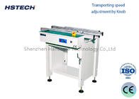 Stainless Steel LED Button Controlled PCB Handling Equipment with Adjustable Width