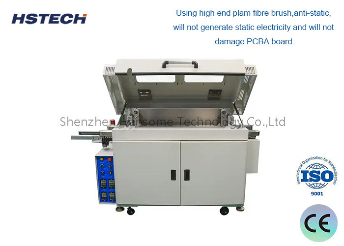 Anti-Static SMT Cleaning Equipment PCB Surface Dust Cleaner Using High End Plam Fibre Brush