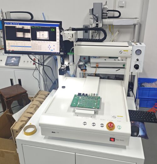 ข่าวล่าสุดของบริษัทเกี่ยวกับ เครื่องจ่ายกาว CCD Fiducial Programming