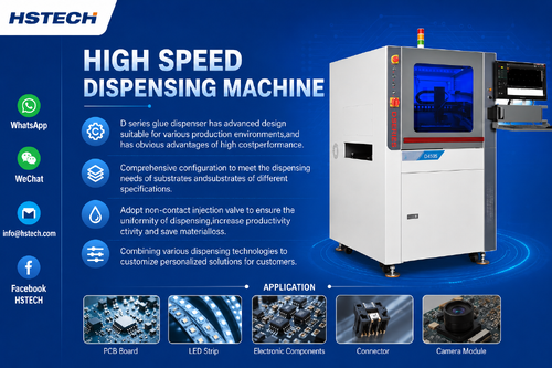 บล็อกบริษัทล่าสุดเกี่ยวกับ New D450S High Precision Jet Dispenser Launched for Automotive & Consumer Electronics Lines