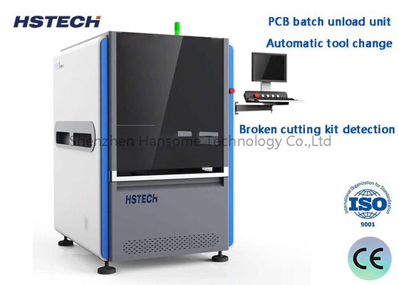 ราคาดี จอสัมผัสความเร็วสูง Inline อัตโนมัติ PCB Router Machine GERBER File Import ออนไลน์
