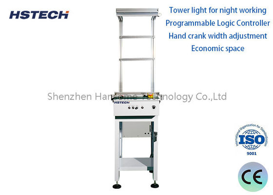 ราคาดี ESD Belt Transportation Link Conveyor พร้อมแสงหอคอยและเข็มขัดเรียบแบบแอนติสแตติก ออนไลน์