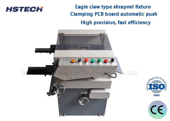 ราคาดี ความมั่นคงสูง Clamping PCB บอร์ด อัตโนมัติผลักดัน Grouding สาย อุปกรณ์อัตโนมัติ PCB เครื่องตัดนํา ออนไลน์