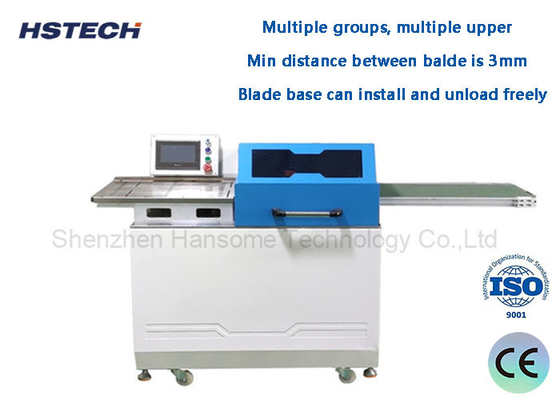 ราคาดี LED Hard Strip V Cut Line PCB Separator Machine อัตโนมัติหลายใบมีด PCB เครื่องแยกเหล็กความเร็วสูง ออนไลน์