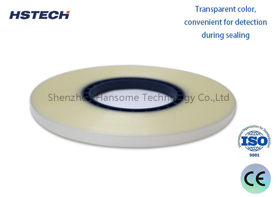 ราคาดี เทปปิดส่วนประกอบ SMD: วัสดุ PET ปิดร้อนโปร่งใส ความดันปัด 0.2Mpa ความกว้าง 9.3mm ออนไลน์