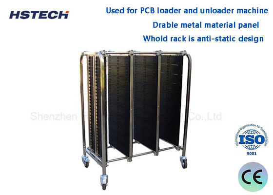 ราคาดี อุปกรณ์การจัดการ PCB 3 ชั้น ป้องกันสแตตติก 4 ล้อ ขับเคลื่อน PCB การเก็บย้ายรถ HS-T460 ออนไลน์
