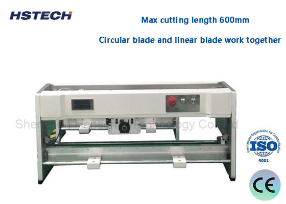 ราคาดี เครื่องตัดแผ่น PCB ภายในผ้าม่านเบา 600 มม ความยาวการตัด CAB Blade Moving PCB Separator HS-206 ออนไลน์