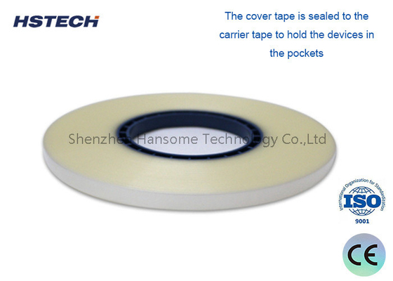 ราคาดี วัสดุ PET ปิดร้อนโปร่งใส ความดันปัด 0.2Mpa ความกว้าง 9.3mm SMD Component Counter Cover Tape ออนไลน์