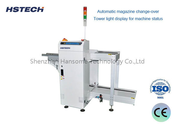 ราคาดี เครื่องบรรจุวัสดุ PCB ขนาด 250mm/330mm พร้อมอินเตอร์เฟซ SMEMA และเวลาบรรจุ 6 วินาทีสําหรับสายการผลิต SMT ออนไลน์