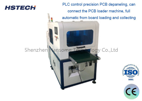 ราคาดี อุปกรณ์การตัดแผ่น PCB แบบอัตโนมัติเต็ม พร้อมการแยกใบกลมเส้นตรงแบบอัตโนมัติ ออนไลน์