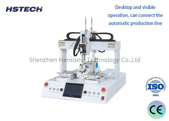 ราคาดี เครื่องสกรูไฟฟ้าคุณภาพสูง สถานที่ทํางานคู่ 4Axis เครื่องล็อคสกรูอัตโนมัติ ออนไลน์