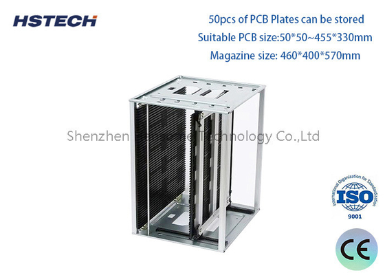 ราคาดี ปรับความกว้าง Anti-Static อุปกรณ์การจัดการ PCB สําหรับสายการผลิต SMT 50pcs ESD Rack ออนไลน์