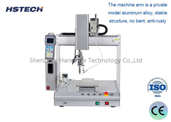 ราคาดี 4 Axis Solder Robot พร้อมทําความสะอาดอัตโนมัติและหัว Soldering Multi-Directional ออนไลน์