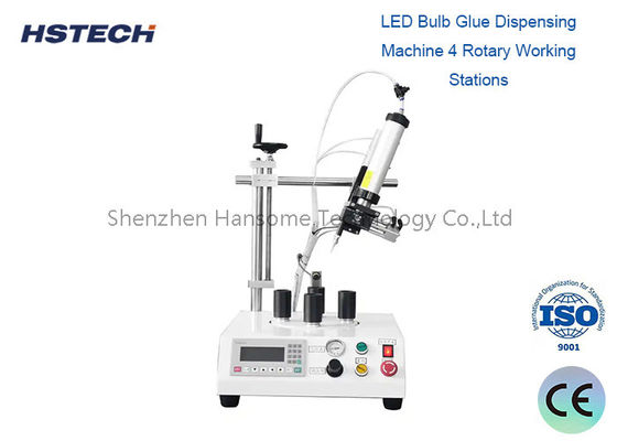 ราคาดี ขนาดสูงสุด 300 มม/วินาที ความเร็วของเครื่องยนต์ LED Bulb Glue Dispensing Machine ระดับอุณหภูมิที่กว้างขวาง 0-40C ออนไลน์