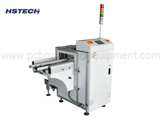 SMEMA อัลลูมิเนียมวัสดุสัญญาณ 530 * 460mm 90 องศา PCB อุปกรณ์ unloader