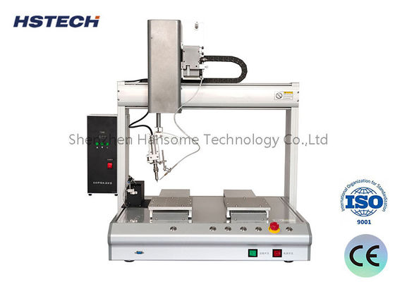 หุ่นยนต์ผสมอัตโนมัติสองปลายที่มีสถานที่ทํางานคู่