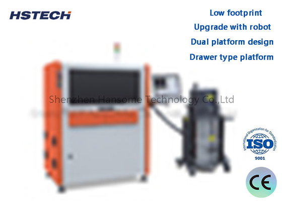 ราคาดี ความแม่นยําสูงและความสะอาดสูง การออกแบบแพลตฟอร์มคู่ PCBA Router Machine ออนไลน์