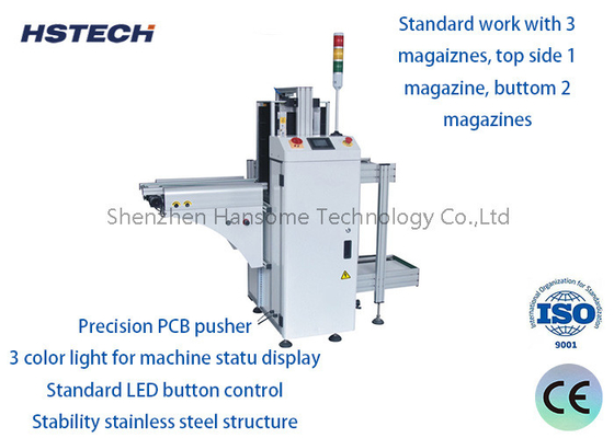 ราคาดี 3 สี แสง 250 มม 330 มม PCB Loader Magazine Loader ประมาณ 6 วินาทีสําหรับสายการผลิต SMT ออนไลน์