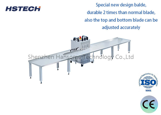 ราคาดี ความเครียดแรงต่ํา 3 กลุ่ม Blade PCB Depaneling Machine สําหรับไฟ LED Strip ออนไลน์