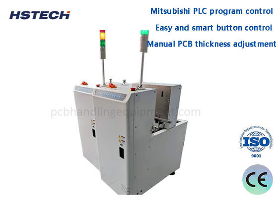การปรับความหนา PCB ด้วยมือ SMEMA Mitsubishi PLC PCB Board Loader