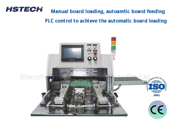 ราคาดี V Cut PCB Cutter Machine การให้อาหารอัตโนมัติ ESD เข็มขัด การขนส่งบอร์ดการชะมัดมือ การให้อาหารอัตโนมัติ PCB Separator ออนไลน์