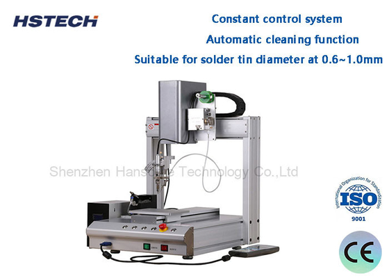 ราคาดี อัตโนมัติ โรบอต เซอร์โต๊ป Soldering 0.6 ~ 1.0mm กับฟังก์ชันการทําความสะอาด ออนไลน์