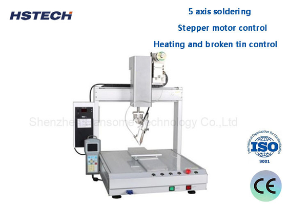 ราคาดี เครื่องเชื่อม PCB แบบหัวเดียว แบบแม่นยํา R Axis พร้อมฟังก์ชันทําความสะอาดอัตโนมัติ ออนไลน์