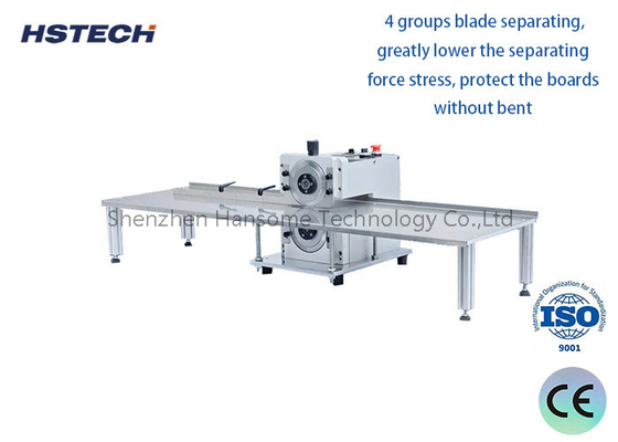 ราคาดี 4 กลุ่ม Blade Step Cutting อุปกรณ์ตัดแผ่น PCB ด้วยแพลตฟอร์มปรับได้ ออนไลน์