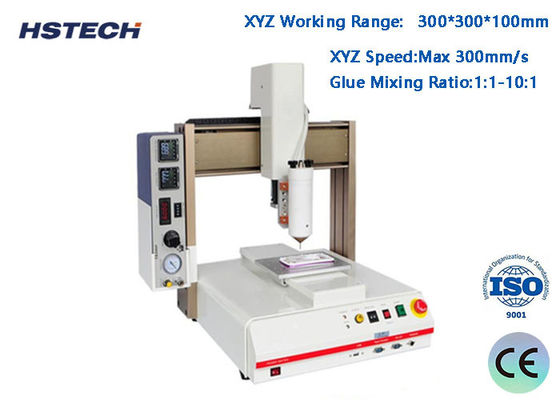 ราคาดี เครื่องจ่ายกาว AB 4 แกน พร้อมช่วงการทำงาน 300*300*100 มม. ความแม่นยำในการทำซ้ำ ±0.02 มม. และอัตราส่วนการผสมกาว 1:1-10:1 ออนไลน์