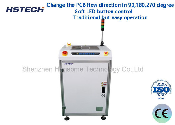 ราคาดี เครื่องควบคุมปุ่ม LED แบบอ่อนด้านบน ความปลอดภัยหน้าโปร่งปก PCB Turning Board Handling Machine HS-SZ460 ออนไลน์