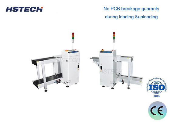 การปรับความกว้าง Panasonic PLC CE Listed PCB Stacker Machine Bare Board Unloader เครื่องพับพับพับ
