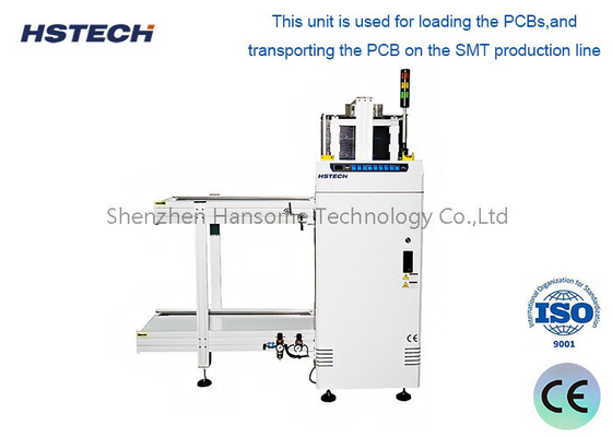 ราคาดี ดัน PCBs จากคอมพิวเตอร์ไปยังคอนเวียร์ลําดับล่างด้วย HS-330LD PCB Loader ออนไลน์