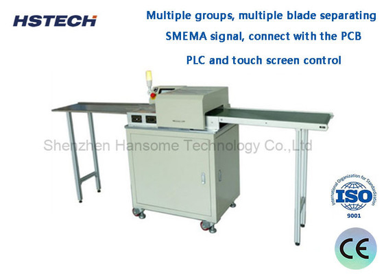 ราคาดี PLC และการควบคุมจอสัมผัส SMEMA สัญญาณหลายใบ LED Strip Machine ออกแบบสําหรับอุตสาหกรรมแสง LED HS-F380 ออนไลน์