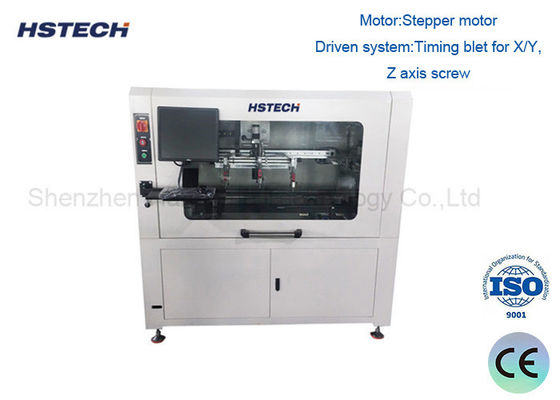 เครื่องเครื่องเหล็กไร้สแตนเลส PC Control 3 Axis Visual Dispensing Machine