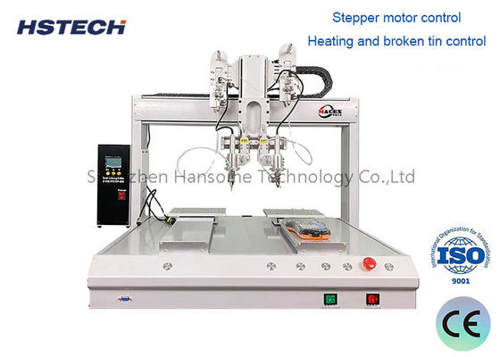 ราคาดี โปรแกรมสองแบบ หัวผสมสองแบบ 4Axis โรบอตผสมอัตโนมัติด้วยการเคลื่อนที่หมุน X / Y / Z และ R ออนไลน์