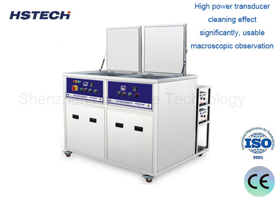 ราคาดี เครื่องทําความสะอาดด้วยเสียงฉีดสองถัง 3000W ความแรงในการทําความร้อนสําหรับกระบวนการทําความสะอาดที่มีประสิทธิภาพ ออนไลน์