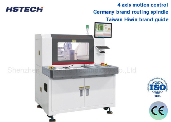 ราคาดี อัตราการทํางานสูง มีความมั่นคงสูง แบรนด์เยอรมนี Routing Spindle 4 Axis Motion Control Offline PCBA Router Machine HS-RM-F550 ออนไลน์