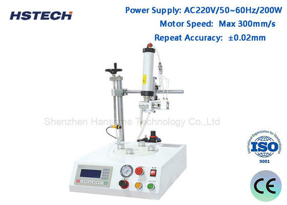 ราคาดี เครื่องจ่ายกาว LED แสดงผลควบคุมการทำงานแบบหมุน 4 สถานี พร้อมความแม่นยำในการทำงานซ้ำ ±0.02 มม. ออนไลน์