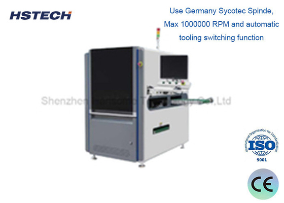 ราคาดี เครื่องเครื่อง PCB Router ระดับแหล่งแสงการวัดที่มี Sycotec Spindle สําหรับการทดสอบ ATE ออนไลน์