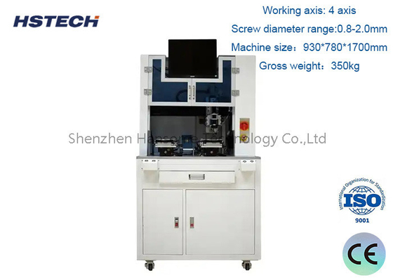 ราคาดี เครื่องเชื่อมสกรู CCD อัตโนมัติสําหรับสินค้าอิเล็กทรอนิกส์ขนาดเล็กที่มีกล้องอุตสาหกรรม ออนไลน์