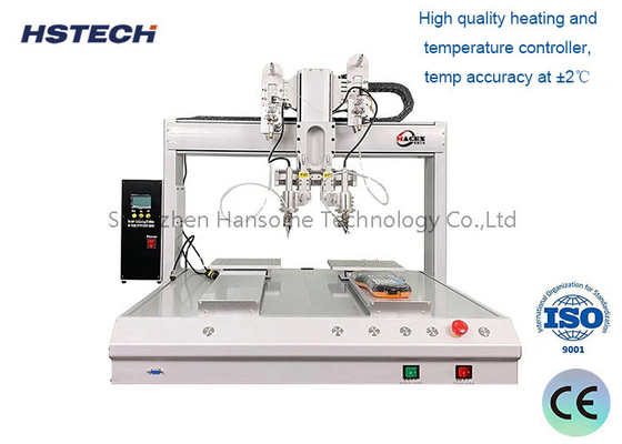 ราคาดี โปรแกรมการทํางานแบบ Y แบบสองแบบ โรบอัตโนมัติ Soldering Robot DC 24V Output Voltage ระบบสลับเร็ว ออนไลน์