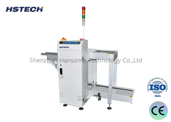 ราคาดี เครื่องบรรจุวัสดุ PCB ความเร็วสูง LED Button Control เครื่องจัดการ PCB ด้วย SMEMA ออนไลน์