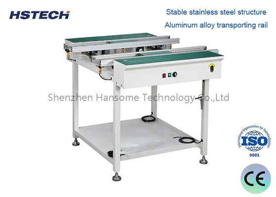 ราคาดี LED Button Control Link Conveyor อุปกรณ์การจัดการ PCB SMT Conveyor กับสายรัดแผ่น ESD ออนไลน์