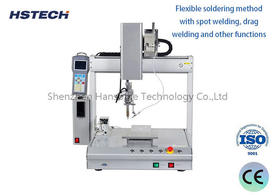 เครื่องเชื่อมหุ่นยนต์ที่มีมอเตอร์ขั้นระดับความแม่นยําสูงสําหรับ PCB