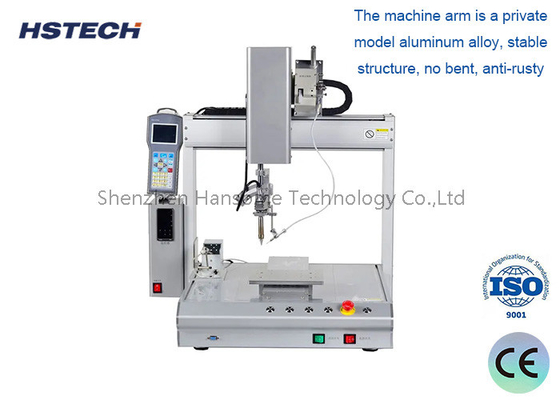 ราคาดี 4 Axis Solder Robot พร้อมทําความสะอาดอัตโนมัติและหัว Soldering Multi-Directional ออนไลน์
