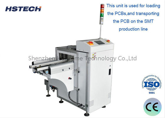 ราคาดี ความละเอียด 90 องศา PCB Loader กับความเร็ว conveyor ปรับแต่งสําหรับ SMT การผลิต ออนไลน์