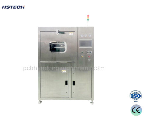 เครื่องทําความสะอาด PCBA ออฟไลน์ด้วยจอสัมผัส ด้วยระบบสเปรย์บาร์