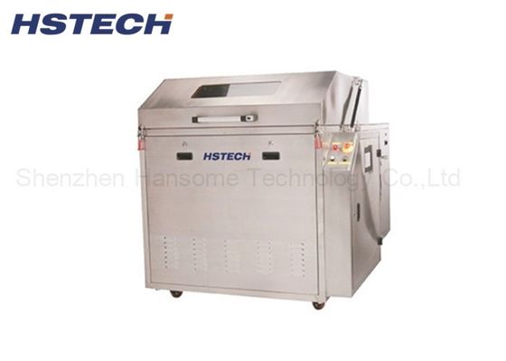 ราคาดี PLC การควบคุมน้ําอัตโนมัติ SMT คลื่น Solder Pallets Condenser Spraying Cleaner ออนไลน์